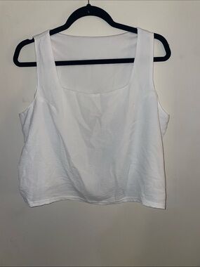NWOT White Crop Tank